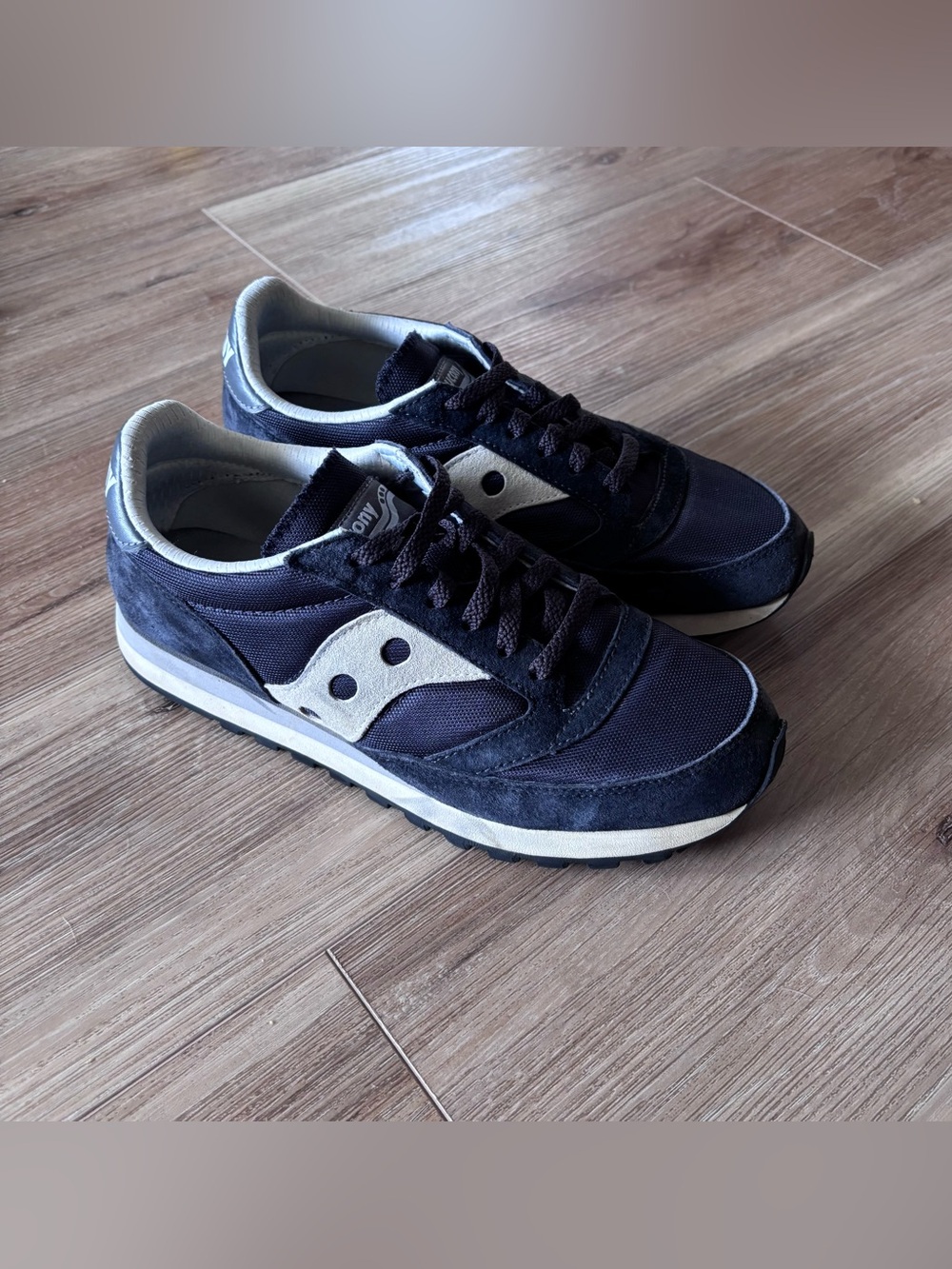 Saucony jazz 81 blue colorway sneaker size 9 suede *read